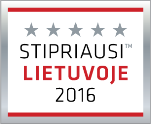 Stipriausi Lietuvoje 2016